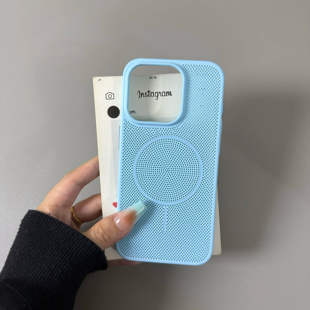 Summer Dopamine Colourway Breathable  Magnetic Case for iPhone