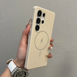 Business Lightning Pattern Magnetic Case for Samsung