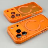 Semi‑Transparent Magnetic Anti‑Drop Case for iPhone