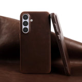 Luxury Vintage Genuine Leather Case For Samsung