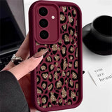 Brown Leopard Print TPU Phone Case For Samsung