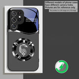 Eagle Head Magnetic Glass Phone Case For Samsung