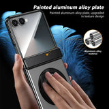 Ring Holder Magnetic Screen‑Protective Case for Samsung Z Flip