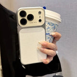Litchi Leather Lens Protector Shockproof Case for iPhone
