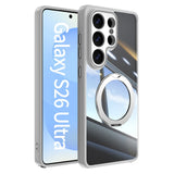 Magnetic Bracket Clear Shockproof Phone Case For Samsung