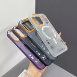 Translucent Bumper Magnetic Phone Case for iPhone