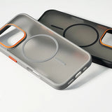 Luxury Matte Translucent Magnetic Case For iPhone