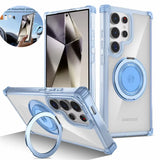 Ring Holder Magnetic Clear Case For Samsung