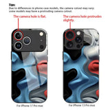 Abstract Art Pattern Electroplated Case for iPhone