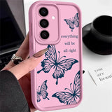 Romantic Butterfly Soft Phone Case For Samsung