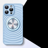 3D Matte Magnetic Stand Holder Hard Phone Case for iPhone