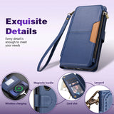 Leather Card Slot Magnetic Flip Wallet Case for Samsung