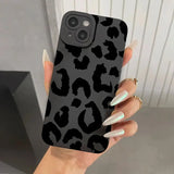 Leopard Print Lens Protection Phone Case For IPhone