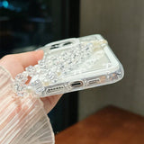 Lovely Bowknot Clear Transparent Soft Case For iPhone