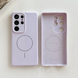 Magnetic Liquid Silicone Soft Case for Samsung