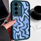Striped Pattern Silicone Phone Case For Samsung