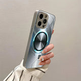 Tech-Style Electroplated Shockproof Case for iPhone