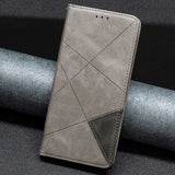 Leather Flip Wallet Case with Card Slots for iPhone