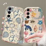 3D Color Flower Marine Organism Phone Case for Samsung