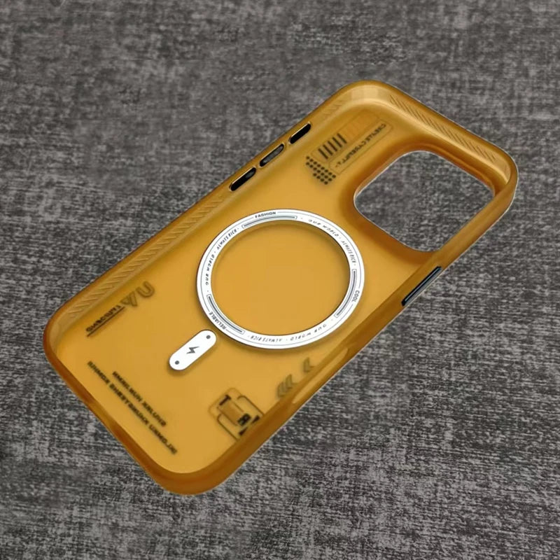 Translucent Bumper Magnetic Phone Case for iPhone