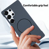 Ultra Thin Frameless Carbon Fiber Magnetic Case for Samsung