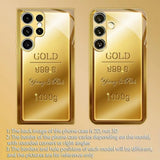 Creative Gold Bar Pattern Electroplated Case for Samsung