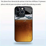 Beer Pattern Electroplated Phone Case for iPhone