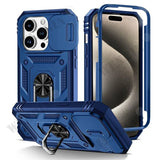 Heavy Duty with Camera Kickstand Phone Case for iPhone