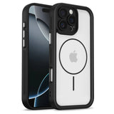 Cooling Frame Magnetic Clear Phone Case For iPhone