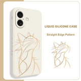 Proud Cat Skin-Friendly Silicone Case for iPhone