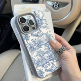 Creative Sketch Landscape Painting Shockproof Soft Phone Case for iPhone