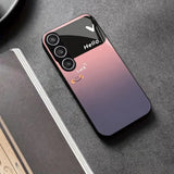 Stylish Gradient Smiley Electroplated Case for Samsung