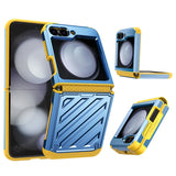 Electroplated Telescopic Hinge Shockproof Silicone Case for Samsung