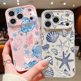 Whale Patterned Magnetic Shockproof Lens Protect Phone Case For iPhone