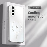 Gradient Color Magnetic Heat Dissipation Shockproof Case For Samsung