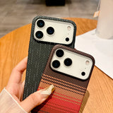 Magnetic Luxury Carbon Fiber Texture Phone Case for iPhone