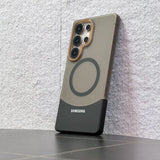 2 IN 1 Splicing Matte Magnetic Case For Samsung