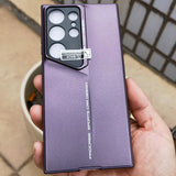 Titanium Gray Paint Hard Plastic Thin Shell Case For Samsung