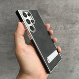 Business Plating Leather Case for Samsung