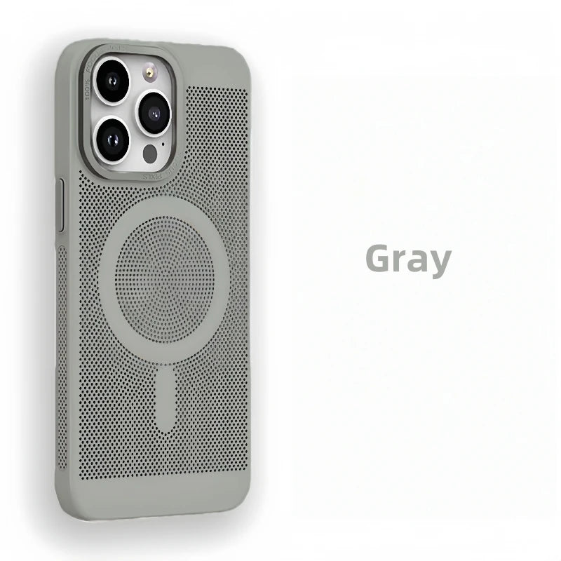 Luxury Cooling Magnetic Phone Case For iPhone