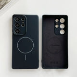 Magnetic Liquid Silicone Soft Case for Samsung