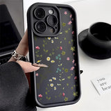 Cute Flower Soft Matte Shockproof Silicone Phone Case for iPhone