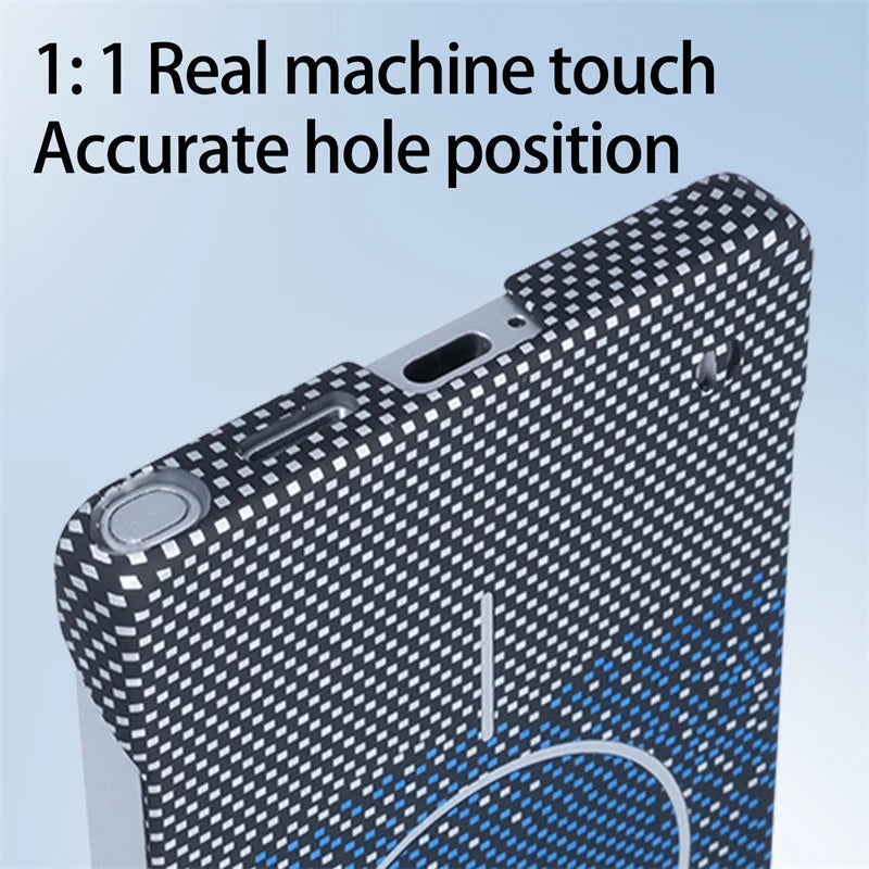 Ultra Thin Frameless Carbon Fiber Magnetic Case for Samsung