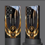 Luxury Black & Gold Shockproof Case for Samsung