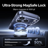 Clear Magnectic Wireless Charger Phone Case for iPhone