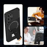 Armor Wireless Charge Magsafe Magnetic Holder Bracket Case For Samsung