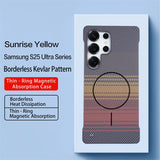 Ultra Thin Frameless Carbon Fiber Magnetic Case for Samsung