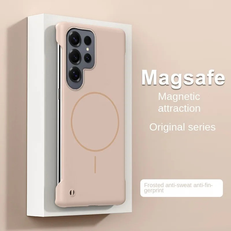 Ultra Thin Frameless Magnetic Case For Samsung