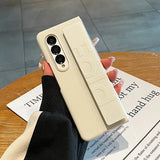 Luxury Soft Silicone Wrist Strap Holder Phone Case For Samsung Z Fold