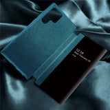 Smart Window View Leather Flip Full Protection Case For Samsung